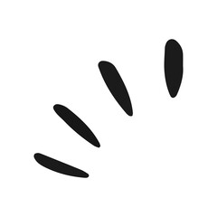 comic stroke symbol element