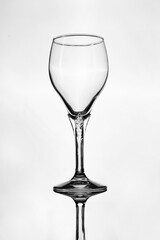 empty wine glass