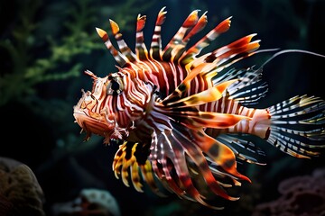 lionfish in aquarium