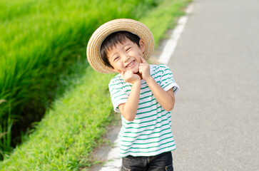 笑顔の子供