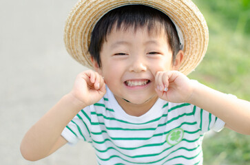笑顔の子供