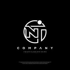 Creative Letter NT Logo Design