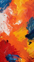 Vibrant Canvas of Abstract Color Explosions
