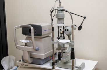 Precision instruments of an ophthalmologist