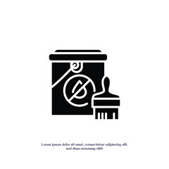 waterproof concept solid icon vector design good for web and mobile app