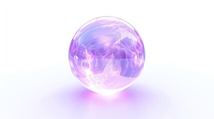 mysterious glowing orbs isolated on white background. holloween festival concept for designer