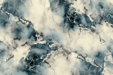 Marble texture blue black background