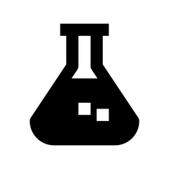 flask black glyph icon