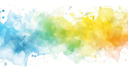 Obraz premium Watercolor brush background illustration generated by ai