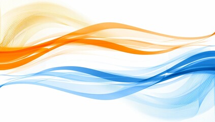 Naklejka premium Abstract wavy patterns with a mix of earthy and cool tones, creating an organic feel.