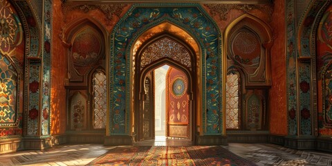 Obraz premium Beautifully Decorated Historical Building