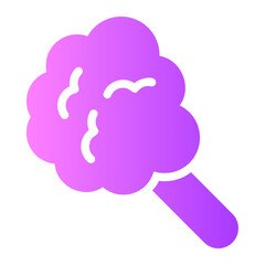 cotton candy gradient icon