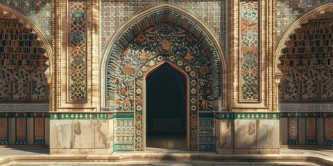 Obraz premium Beautifully Decorated Historical Building