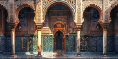 Obraz premium Beautifully Decorated Historical Building