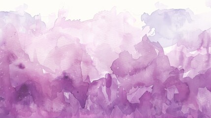 Fototapeta premium Watercolor brush purple background illustration generated by ai