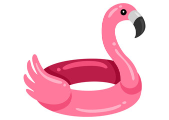 Pink flamingo inflatable pool float