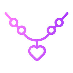 necklace gradient icon