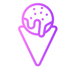 Snow Cone gradient icon