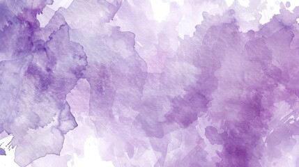 Obraz premium Watercolor brush purple background illustration generated by ai