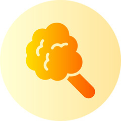 cotton candy gradient icon