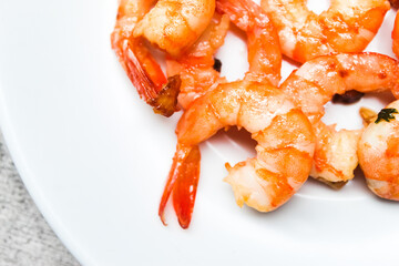 shrimps on a plate