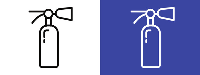 Fire Extinguisher Icon Ideal for Safety and Emergency Illustrations