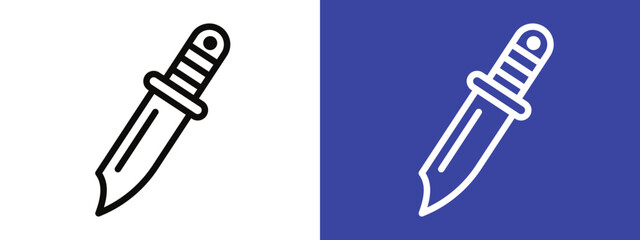 Fototapeta premium Chef's Knife Icon Ideal for Culinary and Kitchen Tool Designs