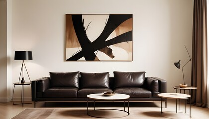 bright and airy living room interior  design