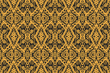 Seamless ethnic design, ikat art. beautiful hand drawn Design for textile and printingEthnic pattern.beautiful pattern. folk embroidery,bohemian style, abstract art	