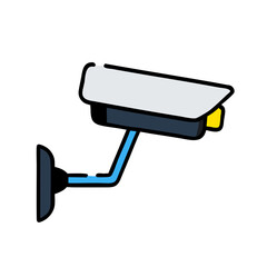 CCTV camera icon isolated