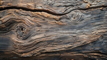 Close up of an aged wooden textured background