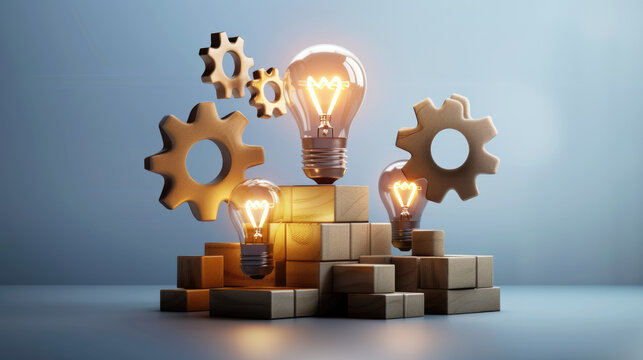 Agile processes encourage sustainable development with a visual representation of creativity and innovation