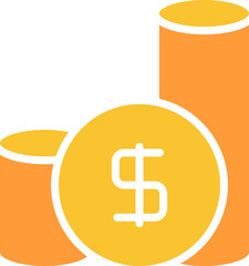 Stack of Dollar Coins
