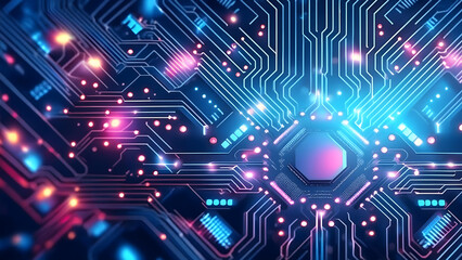 電子回路 基板 PCカード 抽象的な画像 背景