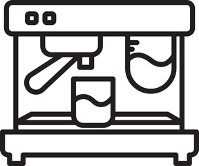 Coffee Maker Line Icon