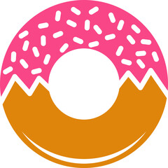 Doughnut Icon Illustration