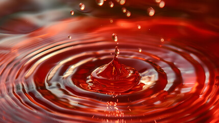 red water drop