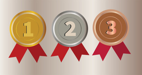 Medals vector 