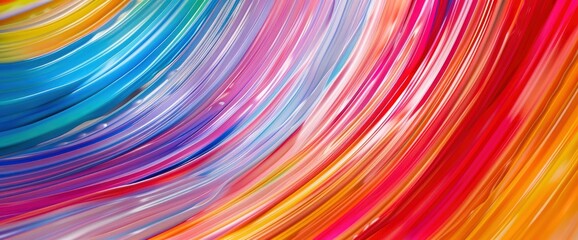Color Line Abstract Background, 3D  Rendering, High Definition