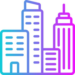 City Gradient Icon