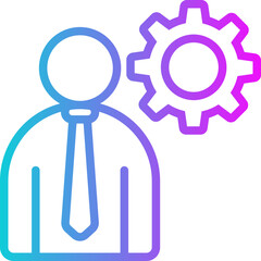 Manager Gradient Icon