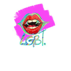 LGBT lips