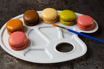 macaroons on a plate