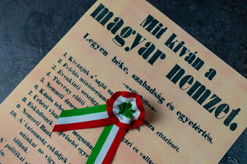 Hungarian cockade and 12 points