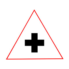 red cross sign