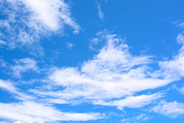 Fototapeta premium Blue sky and white clouds. 