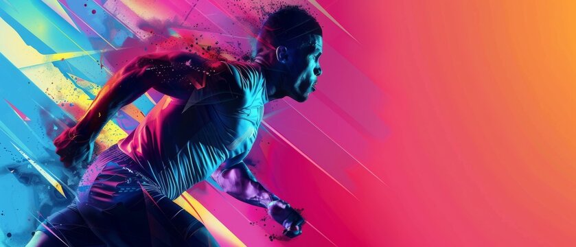 Futuristic Sprinting - Capturing the Essence of Competition