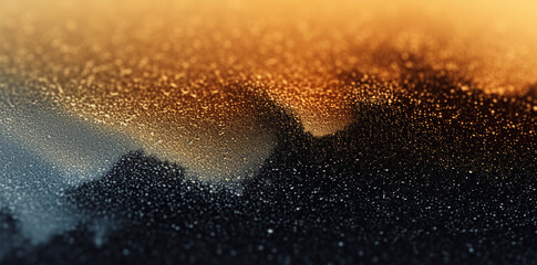 Grainy Gradient Background with Grey Brown Yellow Gold Textures Glowing Light and Dark Noise for Banners Posters and Designs