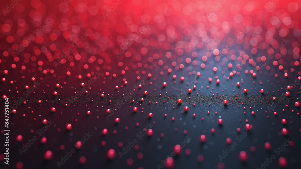 Aufkleber a close up of a red and black background with many small red dots