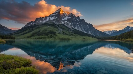 lake in the mountains